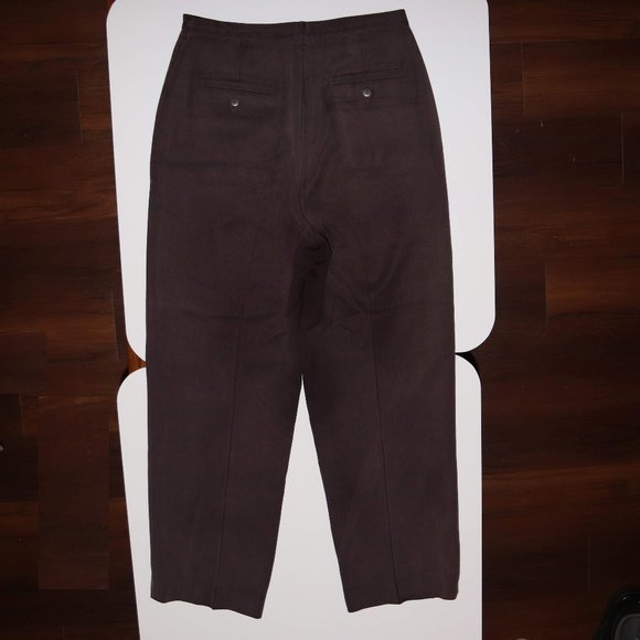 Cypress Groove Silk Pleated Pants w28x26 Inseam - Picture 7 of 10